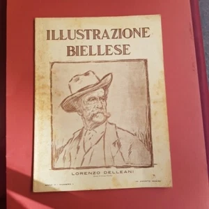  Illustrazione Biellese Copertina e articolo su Lorenzo Delleani 1933 - Picture 1 of 4