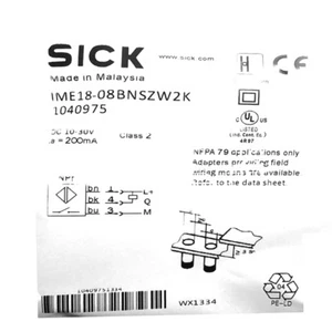 SICK  IME18-08BNSZW2K  Inductive proximity sensors ,NPN ,New ⊕IK - Picture 1 of 4