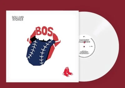 The Rolling Stones Hackney Diamonds Limited MLB Boston Red Sox White Vinyl LP - Image 1 of 2