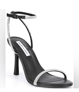 NEU Chelsea & Violet Bonita elegante Knöchelriemen-Sandalen mit Schmucksteinen schwarz 6,5 - Bild 1 von 6
