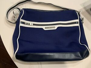 New Authentic Hugo Boss Green Label Briefcase  Sport Neoprene Messenger Bag $275