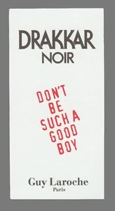Carte Publicitaire - advertising card - Drakkar Noir de Guy Laroche - Imagen 1 de 2