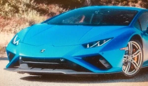 2019-22 Lamborghini Huracan EVO RWD FS Type Front Lower Spoiler Satin Black USA - Picture 1 of 5