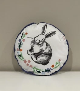 Almohada redonda Target Bullseye Easter 2024 conejo de Pascua aprox. 13"" nuevo - Imagen 1 de 2
