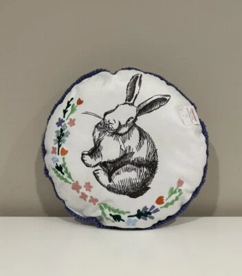 Target Bullseye Easter 2024 Easter Bunny Round Pillow Approx. 13” New - Image 1 of 2