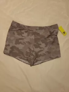 NWT Men’s Lined Running Shorts 5” All in Motion Gray Camo XXL target - Picture 1 of 6