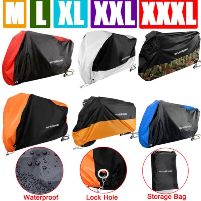 Neverland Motorradplane Abdeckplane Motorrad Abdeckung Roller Schneefest Outdoor - Bild 1 von 4