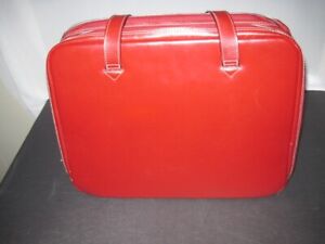 McKlein Leather Briefcase STUNNING Red Laptop Carrier Business Travel Bag