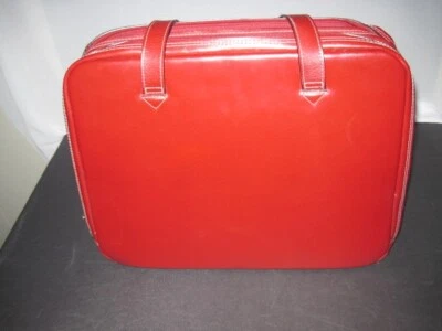McKlein Leather Briefcase STUNNING Red Laptop Carrier Business Travel Bag - Image 1 of 4