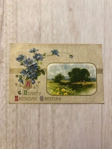 Vintage Birthday Greeting Postcard Germany Postmarked 1909 Campton Pa PC53 - Picture 1 of 9