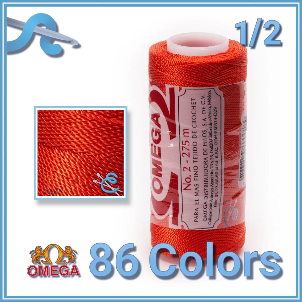 HILOS OMEGA NYLON NO.2 by Omega - Strong 100% Nylon String Cord