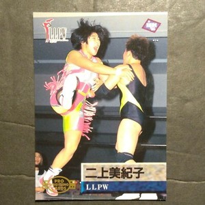 1995 BBM Pro Wrestling Mikiko Futagami #182 baseball magazine LLPW