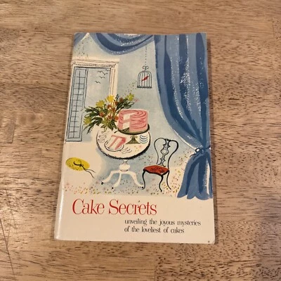 Vintage 1953 Swans Down Flour Cake Secrets Recipe Booklet General Foods - Image 1 of 4
