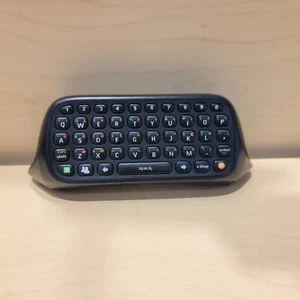 OEM Microsoft XBOX 360 Black Chatpad Controller Attachment  - Picture 1 of 4