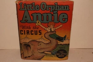 LITTLE ORPHAN ANNIE WITH THE CIRCUS BIG LITTLE BOOKS WHITMAN GRAY 1934 #2 - Bild 1 von 11