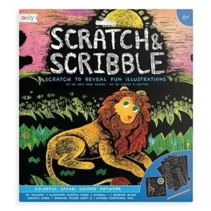 Scratch & Scribble - Colorful Safari BRAND NEW 1000000571 - Picture 1 of 1