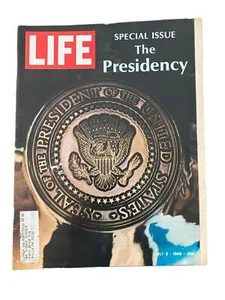 Life Magazine July 5 1968 The Presidency Special Issue Seal Vintage Salem Ad - Picture 1 of 4