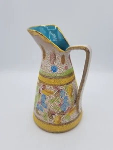 Jarra de esgrafiado italiana Fratelli Fanciullacci de colección pintada a mano - Imagen 1 de 17