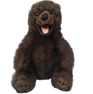 Disney Parks Grizzlybär Puppe Plüsch versteckte Mickey Füße 16 Zoll Stofftier - Bild 1 von 15