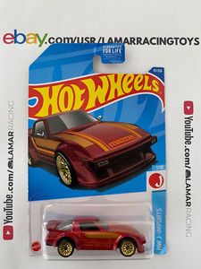 2022  Hot Wheels   Red   MAZDA RX-7    J-Imports    Card #97   HW53-111422