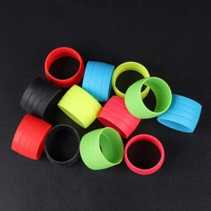 1 pair Bike Elastic Strap Fixing Tape Plugs Handlebar Fixing Belt Sleeve - Picture 1 of 17