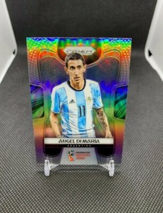 ANGEL DI MARIA 2018 Panini Prizm World Cup Silver Holo #2 Argentina