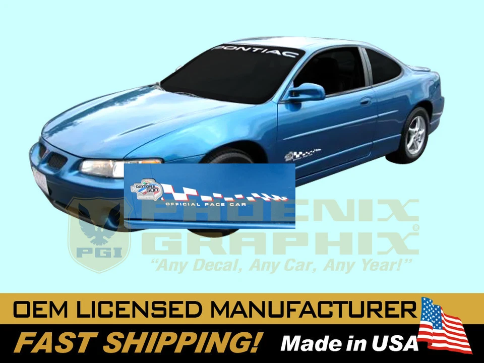 Pontiac Grand Prix Daytona 500 1998 calcomanías oficiales de coche de ritmo kit de rayas gráficas Foto 1 de 1