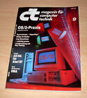 Computer PC Zeitung Zeitschrift - C't 9 September / 1988 - Technik OS/2 AD/DA