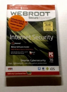 Webroot SecureAnywhere Internet Security - Full Version for Windows & Mac WBR00S - Picture 1 of 2
