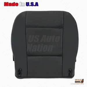 Driver Bottom Leather Seat Cover In Black Fits 2003 2004 2005 2006 BMW X5 3.0i - Picture 1 of 9