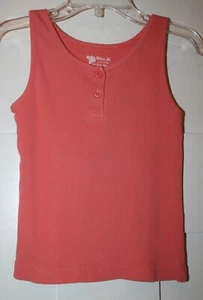 Camiseta sin mangas Miss K para niña 100 % algodón naranja talla 3/4 - Imagen 1 de 4