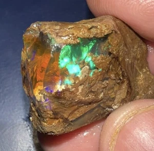 Cristallo etiope Welo opale grezzo 54 carati esemplare, pietra preziosa naturale, unico - Foto 1 di 4