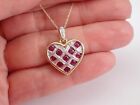 2 Ct Round Cut Simulated Pink Ruby Heart Shape Pendant In 14k Yellow Gold Plated