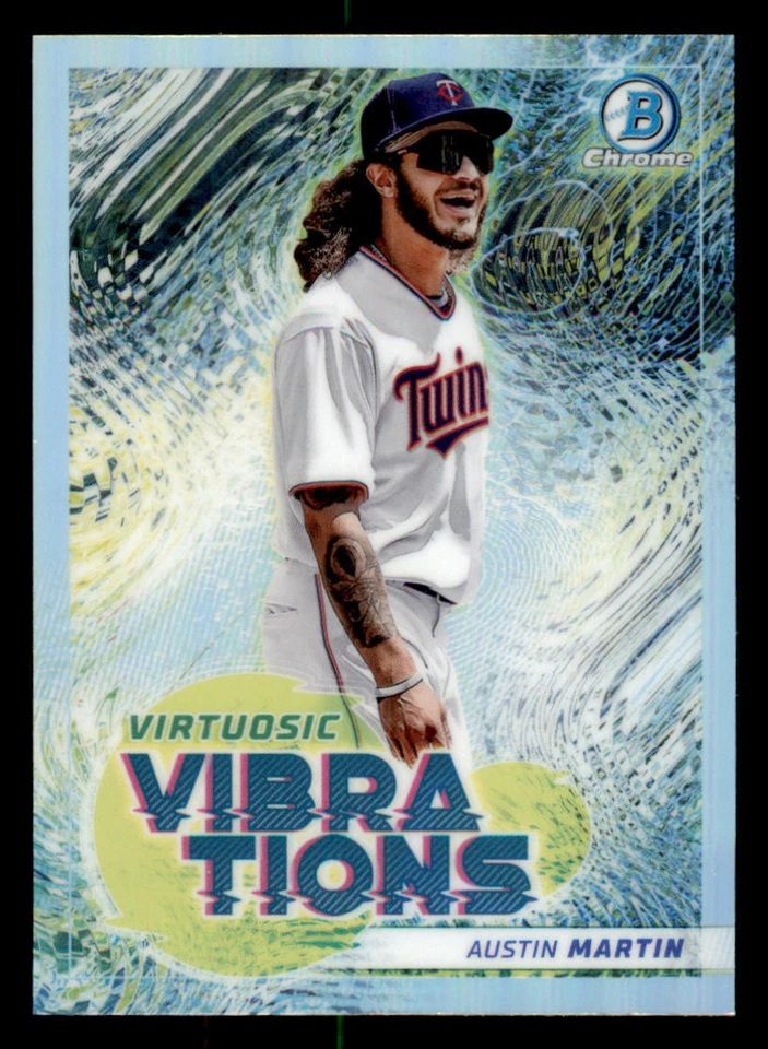 2022 Bowman Chrome Virtuosic Vibrations #VV5 Austin Martin - Image 1 of 2