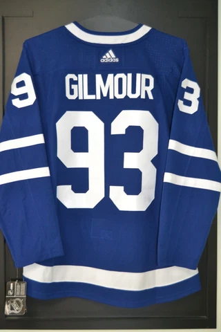 Doug Gilmour Toronto Maple Leafs Adidas Home NHL Hockey Jersey Size 50 Cover