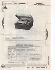 1968 CORONADO PH30-3840A RECORD PLAYER SERVICE MANUAL PHOTOFACT SCHEMATIC DIAGRA
