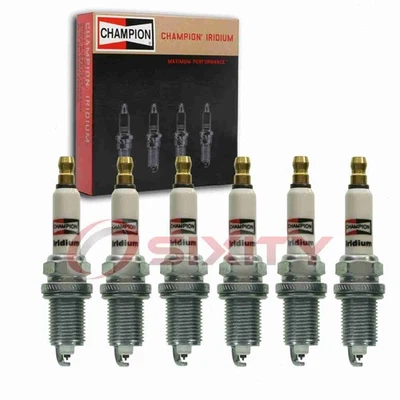 6 bujías Champion Iridium para Mitsubishi Eclipse 2004-2005 3,0 L V6 ic Foto 1 de 4