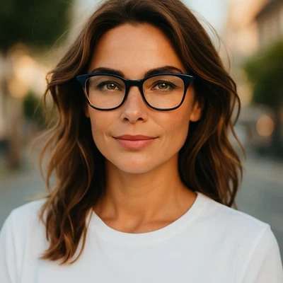 Ray Ban T RB5356 54[]19 145 Azul/Marrón Anteojos/Marrones O4 Foto 1 de 4