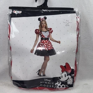 Disney Minnie Mouse Glam Red Classic Costume Dress for Women Large 12-14 - Picture 1 of 7
