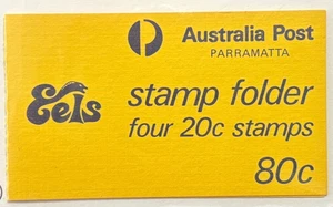 Australia Paramatta Eels 1979 B142f 80c (4 x 20c) Eastern Yellow Robin booklet - Foto 1 di 2