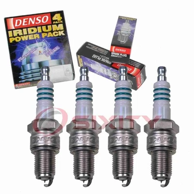 4 pc Denso Iridium Power Spark Plugs for 1983-1989 Dodge Ram 50 2.0L L4 kx - Image 1 of 4