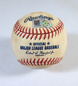 2019 Cincinnati Reds Pirates Game Used Baseball Iglesias F Aristdes Aquino Walk - Picture 1 of 4