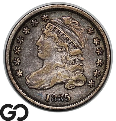 1835 Capped Bust Dime, Choice VF Early Collector Type Date - Image 1 of 3