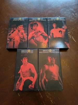 Bruce Lee The Master Collection VHS Box Set (5 Tapes) CBS Fox 1990 Martial Arts - Image 1 of 4