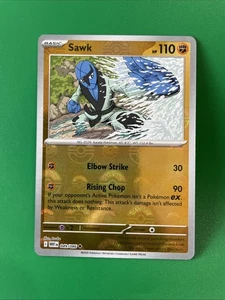 Sawk 049/086 (Pokeball Pattern) Pokémon TCG White Flare NM/M - Picture 1 of 3