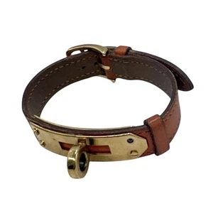 Echtes HERMES Armband Gold Hardware Leder Orange FS - Bild 1 von 11