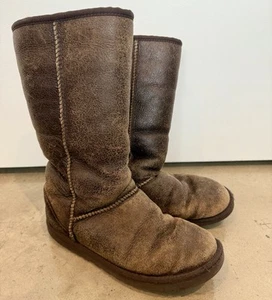 UGG Australia 5804 Classic Tall Bomber Brown Boots Women’s 7 (UK 5.5) - Picture 1 of 12