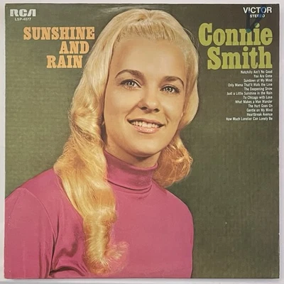CONNIE SMITH - Sunshine And Rain - Vinyl Lp - 1968 RCA - Record - LSP-4077 - Image 1 of 4
