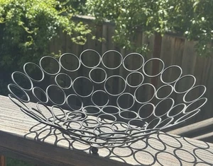 Metal Wire Fruit Bowl Home Decor D 14” - Picture 1 of 6
