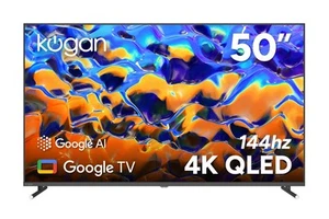 Kogan 50" QLED 4K 144Hz Smart AI Google TV - Q98G, 50 Inch, TVs, TV & Home - Picture 1 of 13
